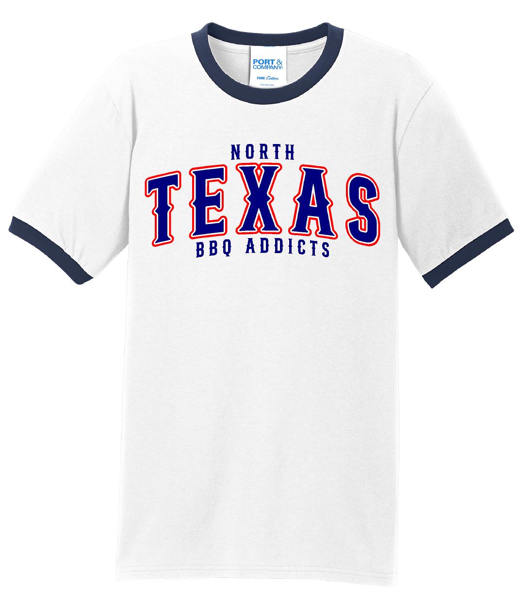 North Texas BBQ Addicts Baseball Style - NTBA Shirt