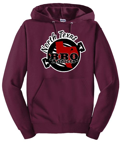 North Texas BBQ Addicts Big Logo Hoodie