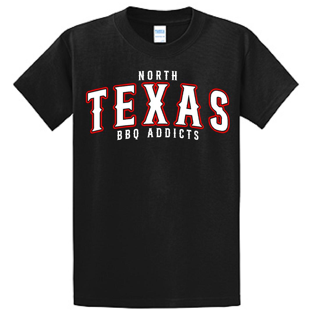 North Texas BBQ Addicts Baseball Style - NTBA Shirt