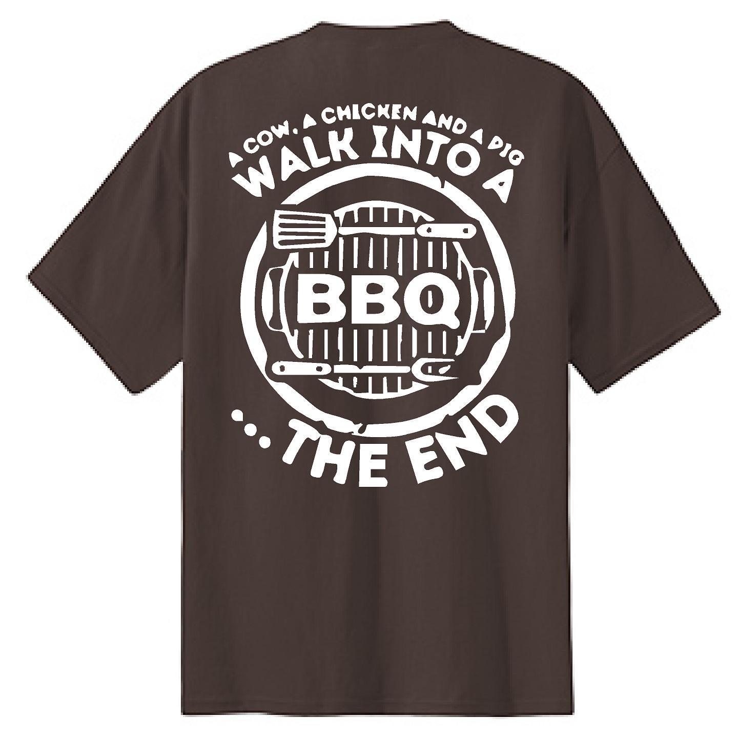 A Cow, Chicken and a Pig Walk Into A BBQ - NTBA Shirt