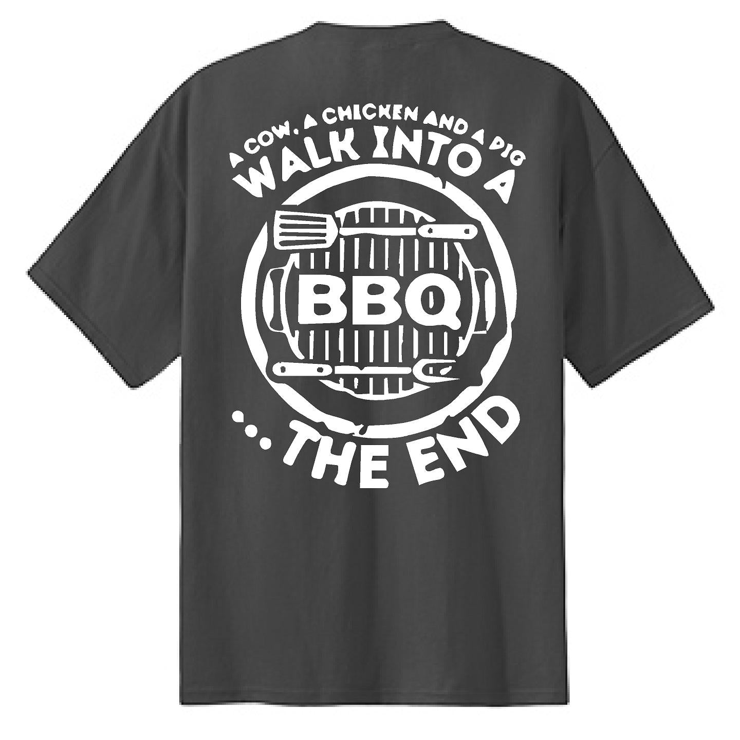 A Cow, Chicken and a Pig Walk Into A BBQ - NTBA Shirt