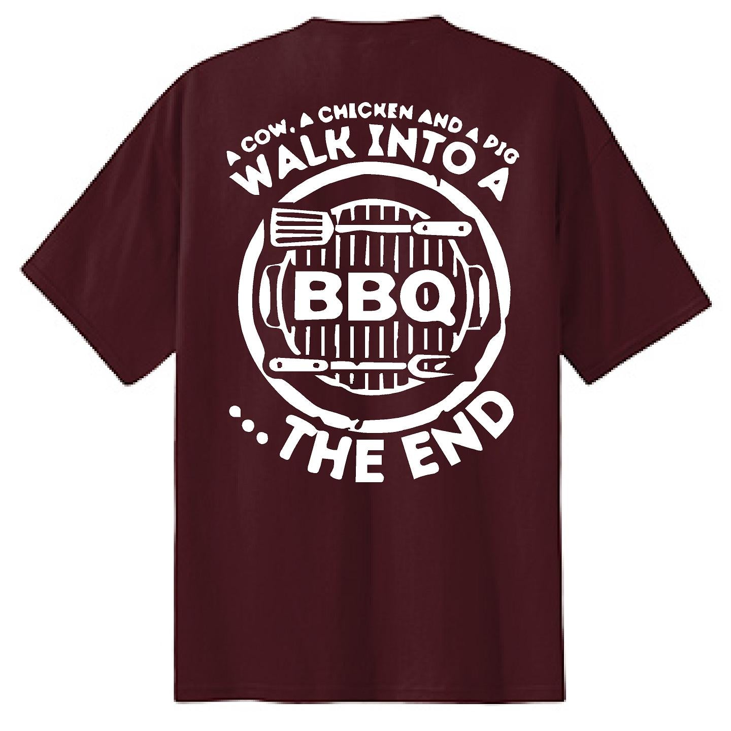 A Cow, Chicken and a Pig Walk Into A BBQ - NTBA Shirt