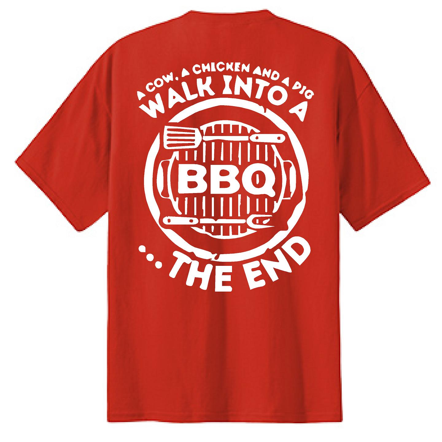 A Cow, Chicken and a Pig Walk Into A BBQ - NTBA Shirt