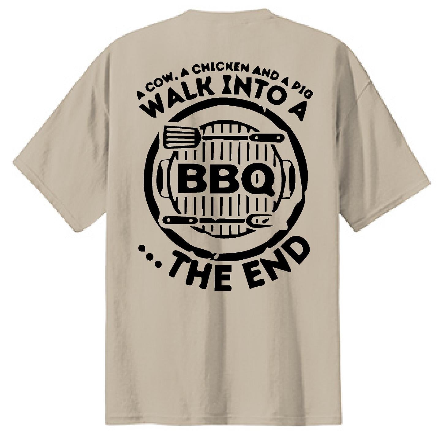 A Cow, Chicken and a Pig Walk Into A BBQ - NTBA Shirt