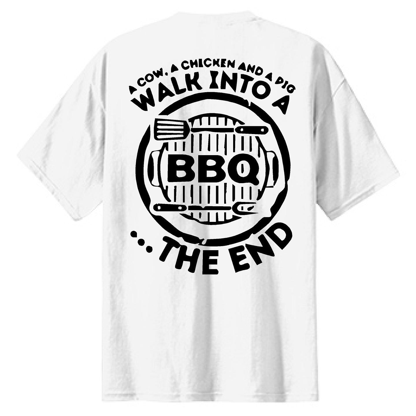 A Cow, Chicken and a Pig Walk Into A BBQ - NTBA Shirt